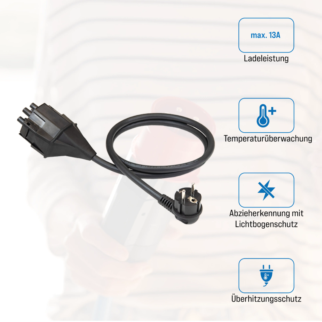 Steckeraufsatz Typ E+F 13A (EU)