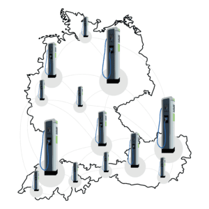 Ladesäulen in Österreich, Deutschland und der Schweiz