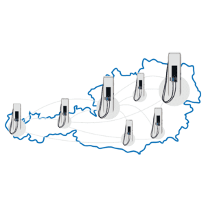 Stärkste Ladesäulen in Österreich